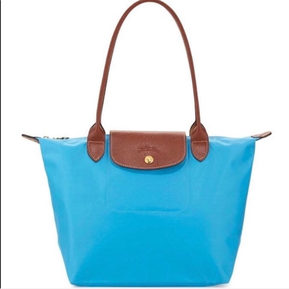 Used Longchamp Small Nylon Tote Shoulder Bag